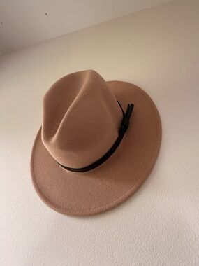 Lack Of Color Beige Wool Felt Fedora